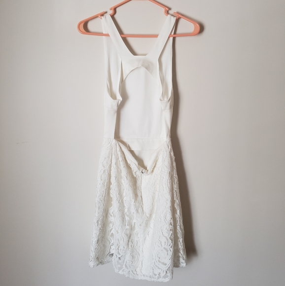 Urban Outfitters KB Ponte Lace Skirt Mini Dress - Picture 4 of 6